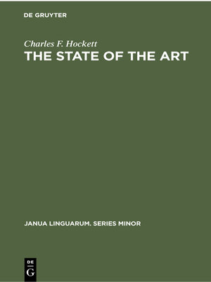 cover image of The State of the Art